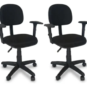 CADEIRA SECRETARIA COM BASE GIRATORIA
