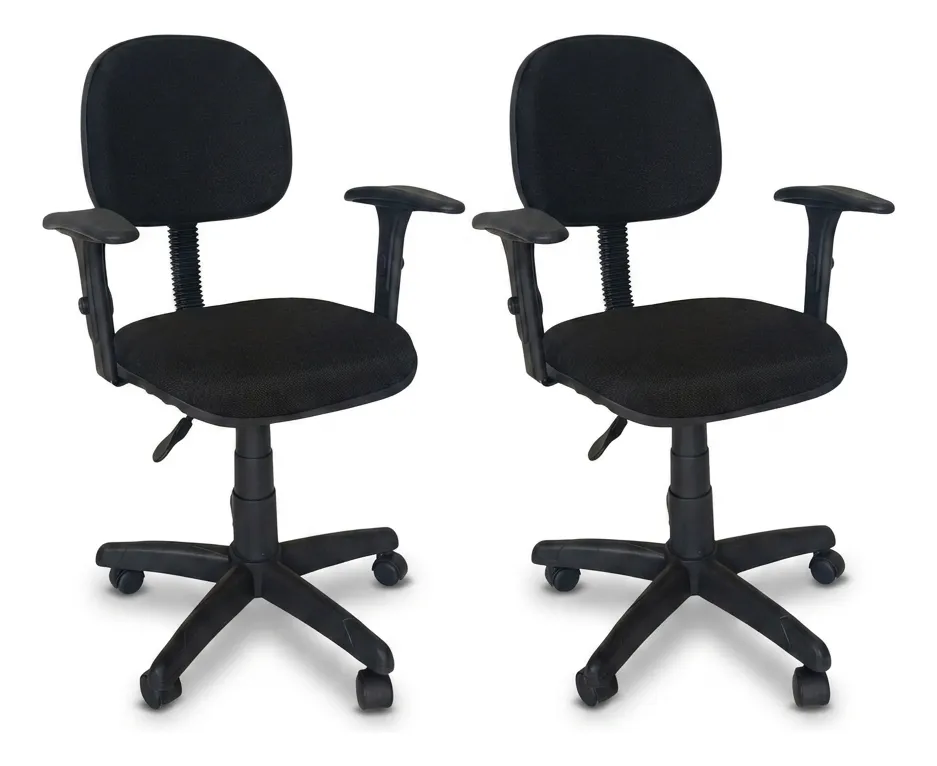 CADEIRA SECRETARIA COM BASE GIRATORIA